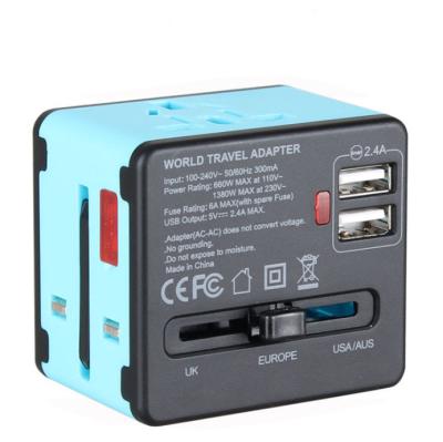 China Global Power Adapter Adapter Video Game Player Travel Plug Socket Multiple Travel Usb Charger for sale