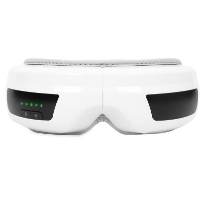 China Dark Circles Newest Bluetooth and Music Eye Relaxation Massager Heated Hot Compress and Vibrating Thermal Comfort Eye Massager for sale