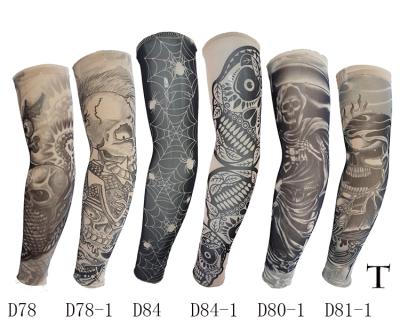 China Non-Toxic Custom Tattoo Sleeves Hand Compression Extended Arm Cover Sport Temporary Sleeve For Men for sale