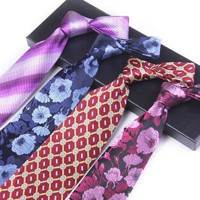 China New Design Mens Tie Floral 100% Silk Tie Tie For Men for sale