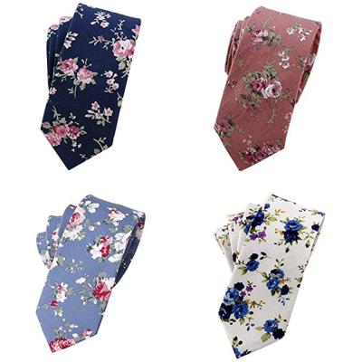 China Tie Fashion Wholesale Mens Custom Printed Floral Thin Skinny Ties for sale