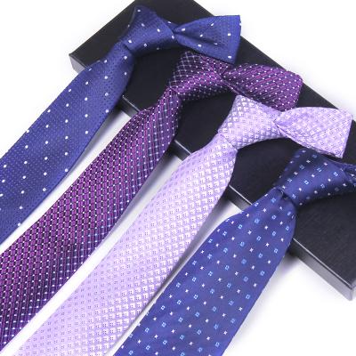 China Various Colors Necktie Mens Fashion Polka Dot Ties For Mens Silk Wedding Tie for sale