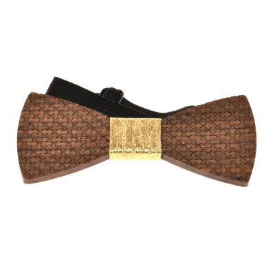 China Wholesale Premium Solid Wooden Handmade 3D Fancy Box Dobby Dog Bow Tie Mens Embroidered Wedding Dobby for sale