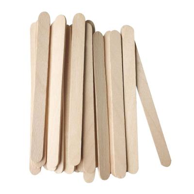 China Sustainable Branded White Birch Lollipop Disposable Custom Logo Printed Wooden Popsicle Ice Cream Sticks for sale