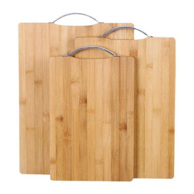 China Sustainable Multifunctional Meat Cutting Board Blocks Bamboo Cutting Plate for sale