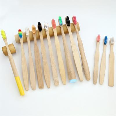 China Eco Home Adult Custom Private Label Kids Children Bamboo Toothbrush for sale