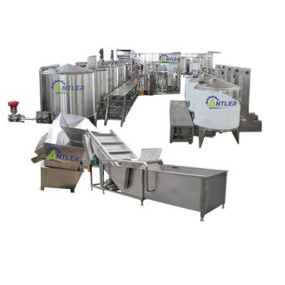 China High Efficiency Easy Operate Versatile Peach Juice Concentrate Production Line / Peach Juice Processing Machine for sale