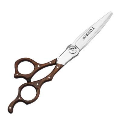 China Barber Scissors Shear Professional Hair Scissors New Arrival Mizutani Handle Similar Wooden Barber Scissors 6.3 Inch Hairdressing Scissors for sale