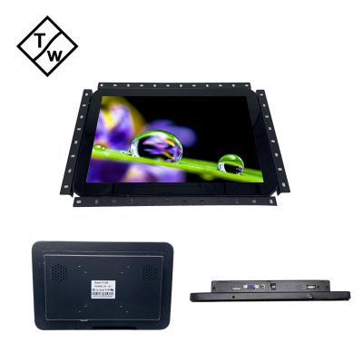 China Touch Screen Metal Case 12.1 Inch LCD USB Panel For Touch Open Frame Monitor HD VGA Input for sale