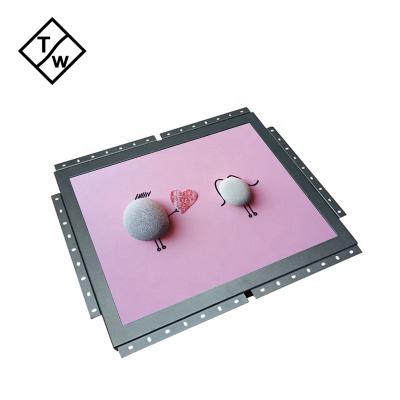 China Metal Case Wall Mount Resistive Single Touch Screen Monitor 19