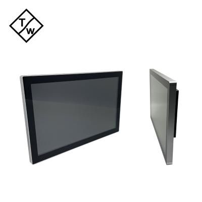 China 10 points metal capacitive view touch screen 19 inch wide screen LCD monitor for sale