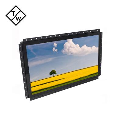 China Metal Case Water Proof PCAP Flat Open Frame VGA HD Industrial Touch Screen Monitor 19.5