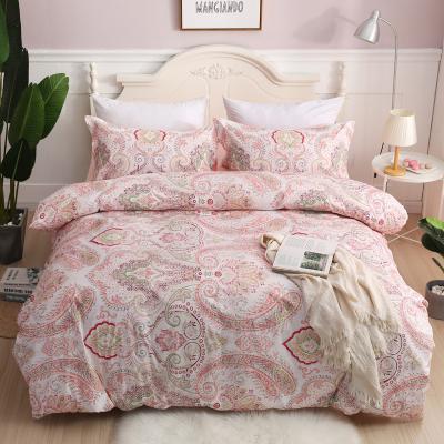 China Wholesale Factory Price Disposable Printed Bedding Set Soft 100%cotton 300TC Printed Duvet Cover Set for sale