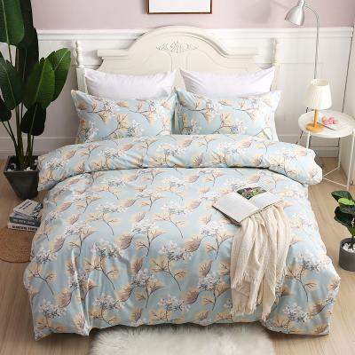 China Disposable OEM Customized Bedding Set 100% Cotton 300TC ODM Bedding Set Printed Duvet Cover Set for sale