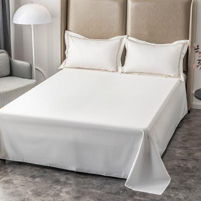 China Luxury Hotel Disposable 100% Cotton Fabric 600TC Embroidery Bedding Set for sale