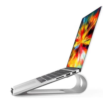 China Other Aluminum Alloy Laptop Stand Sliver Portable Desktop Color Mount Cooling Stand for Macbook Air pro for sale