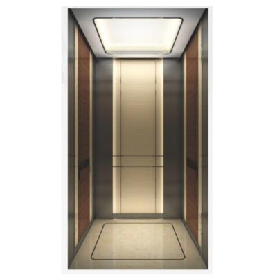 China FUJI NIHON factory mini villa use hotel 4 people design luxury gold elevator type home safety mini elevator for sale