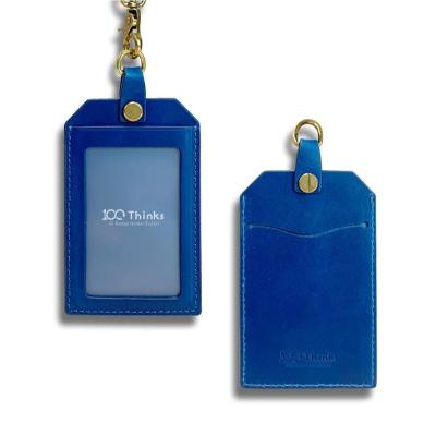 China Wholesale Cheap Price Credit Card ID Badge Leather Name Card Holder for sale