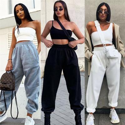 China New Breathable Women Joggers Brand Pants Male Casual Jogger Pants Sweatpants Color Casual Gyms Fitness Workout Women Stocked Pants for sale