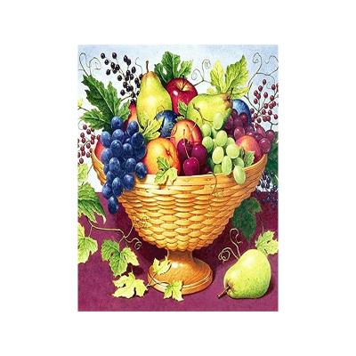 China Eco-friendly Style Modern Fruit Oil Painting Digital Exquisite Frameless Painting By Numbers for sale