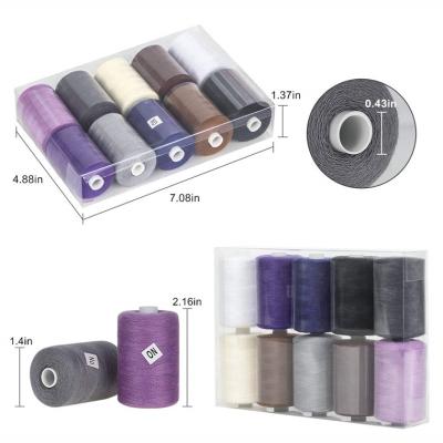 China Wholesale High Tenacity 200 250 350 800 1000 Spun Yard 40/2 Polyester Sewing Thread Manufacturer for sale