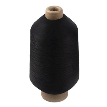 China Chemical Resistance 70D 100D Nylon Textured Yarn Overlock Yarn 100% WITHOUT Twisting 1KG Black White for sale