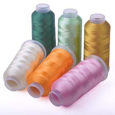 China Wholesale elastic polyester thread for machine embroidery at good price, 120d 2 polyester embroidery thread for sale