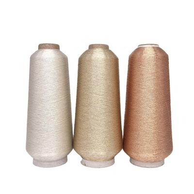 China Gold Color 150d 600d Metallic Thread Gold Color 150d 600d St Type Embroidery Bronze Pure Silver Metallic Thread For Weaving Tape for sale