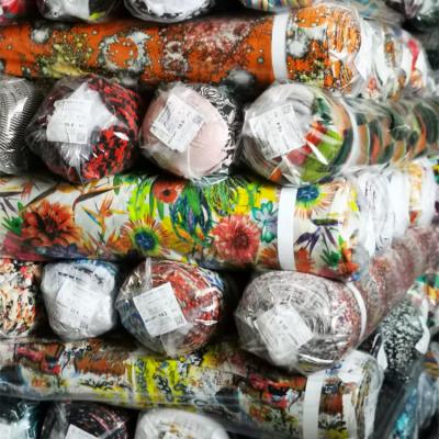 China Hot-selling 95% Sustainable Polyester 5% Spandex DTY Printing Knitted Fabric For Dress for sale