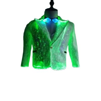 China Fiber Optic Source Luminous Men's Universal Suit-Fiber Optics-Fiber Rayera Luminescence Lights For Party Stage Garment for sale