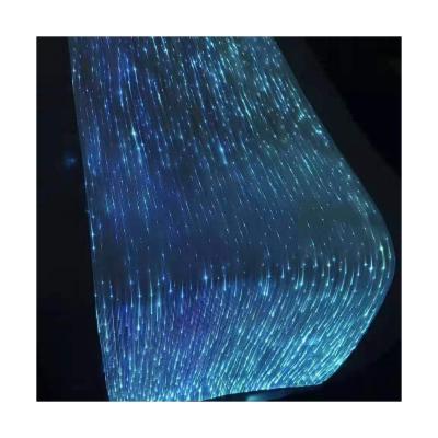 China New-strange fashion light source jacket luminous HID unisex fiber optic material for sale