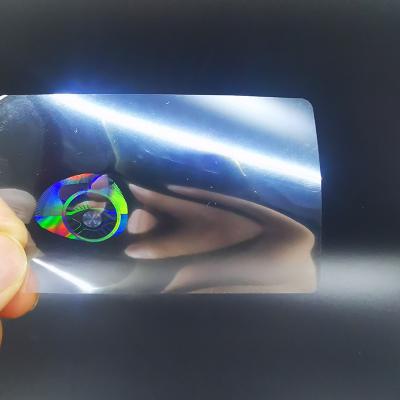 China Hologram Custom Hologram VIP Card PVC Overlay Holographic Security CR80 Sticker for sale