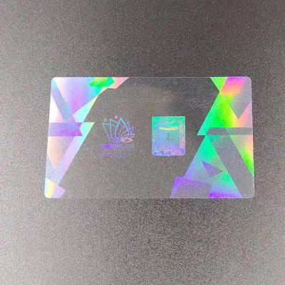 China Custom PET Driver's License ID Card State Transparent Hologram Overlay Anti-Counterfeit for sale