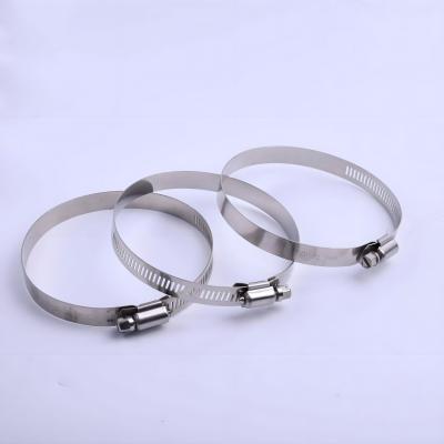 China Perforated Band Hose Clamp Clips Parts Stainless Steel 12mm for sale