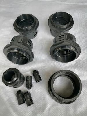 China Machined CNC Plastic Parts Components Aluminum Seal Retainers For Aerospace Medical for sale