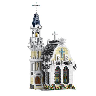 China Construction toy NEW ARRIVAL! The Medieval City Church Of Mork 033006 Block The Magic City Street Series Architecture Model Building Block Sets for sale