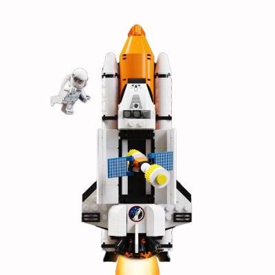 China DIY TOY Stars Journey Rocket Launch Center Building Block Toys Professional Manufacturer Kids Building Blocks Plastic Bricks Toys for sale