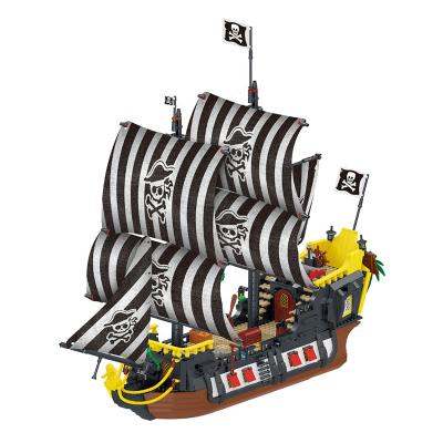 China Toy Mork 031002 Loot Bay Sailboat Kids Educational Model Building Blocks Kids Gift Toys Education Building Block Set for sale