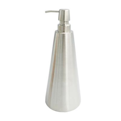 China Personal Care 1000ml 800ml Big Size Bathroom Golden Champagne 304 Stainless Steel Decorative Silver Shampoo Dispenser for sale