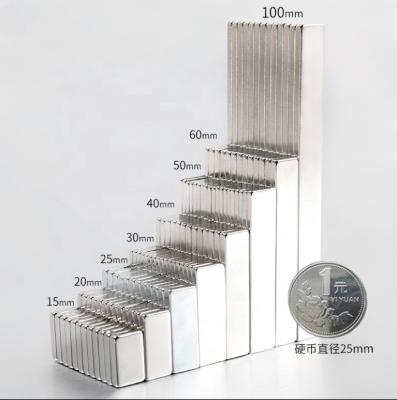 China Custom Ceramic Luster Rare Earth Square Neodymium Magnet for sale