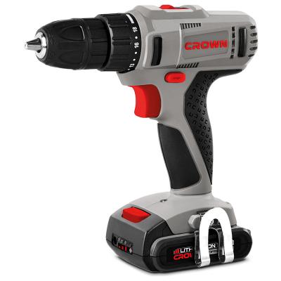 China CROWN 28mm Screwdriver 14.4v Drill Machine- High Quality 1.5ah 25n.m ah Rated Voltage Cordless Electric Drills 1.5 for sale