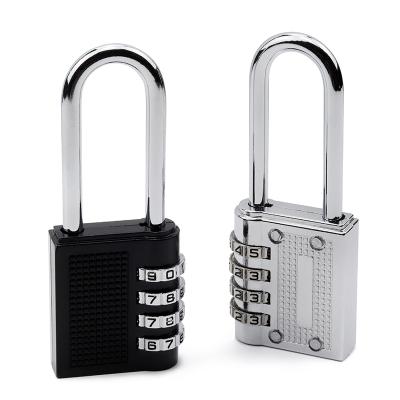 China Large Four Position Management C Security Long Beam Code Metal Diary Lock Safe Combination Lock For Safe Box for sale