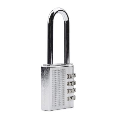 China Large Four Position Management C Security Long Beam Code Box Keyless Combination Lock With Key Case for sale