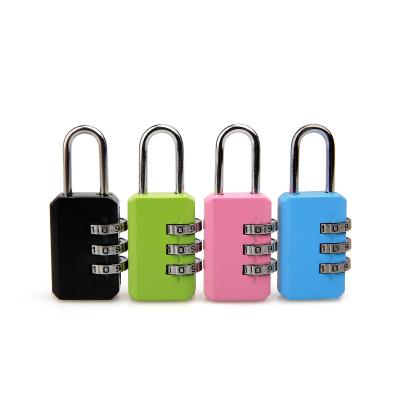 China Security Management Professional Manufacturing Kirsite Small 3 Digit Door Metal Cheap Combination Lock for sale