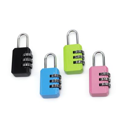 China Security Management Cheap 3 Digit Door Metal Padlock Small Digital Combination Lock Box for sale