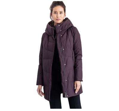 China Waterproof Duck Down Jacket Women Warm Thick Fox Fur Winter Windproof Long Length Coat Coat Elegant Oversized Stripper for sale