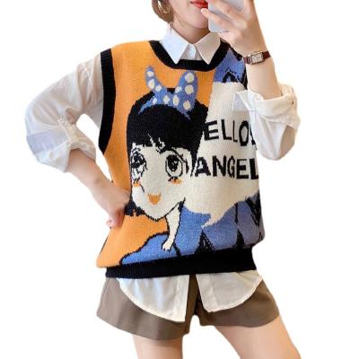 China Good quality factory women's breathable crochet knitted top fashion trend piece directly on sale colorful cardigan cardigan vest for sale