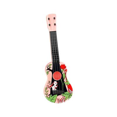 China Musical Toy Children's String Ukulele Puzzle Enlightenment Four Can Play Guitar Toy Classic Ukulele Musical Simulation Ukulele Instrument for sale