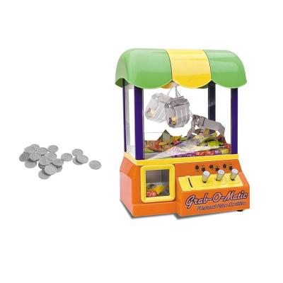 China Cartoon Toys Personal Candy Grabber Machine Insert Coin To Start The Game, Use Joysticks To Grab Candy, Electronic Claw Toy Grabber for sale