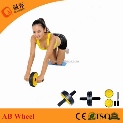 China Hot sale ab roller wheel double wheel bodybuilding push ups device for sale